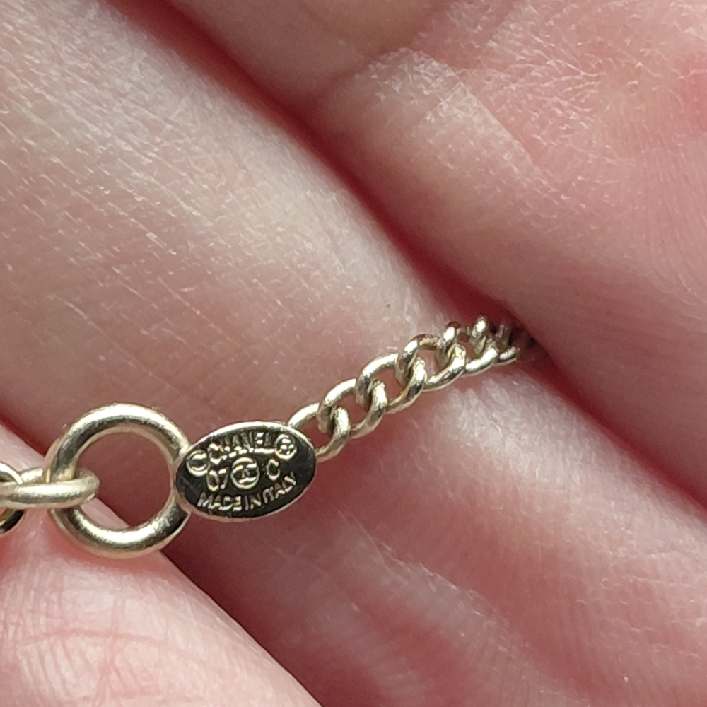 Chanel ID Dog Tag Charm Long Necklace. 31 RUE CAMBON PARIS - Picture 5 of 11